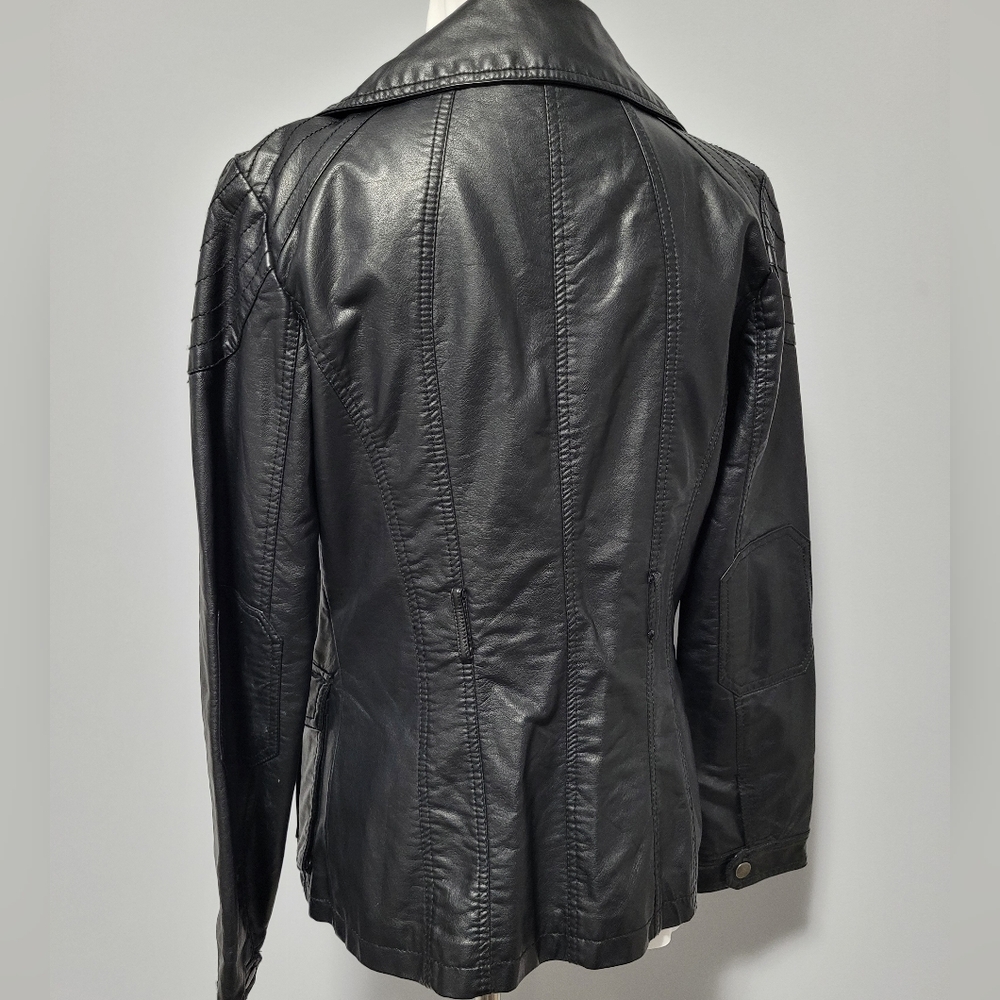 Kismet Faux Leather Moto style jacket, size small‎ - Picture 4 of 7